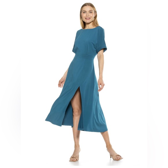 Alexia Admore Lana Midi Dress, semi-formal - cerulean (M) - Picture 3 of 11